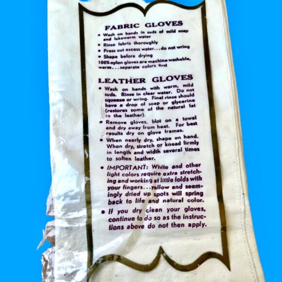 Vintage Kid Leather Gloves Washable Opera Length by Superb West Germany - Picture 7 of 16